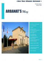 Arbanat'S Mag Juillet  2020. Cliquez ci-dessous