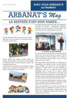 Arbanat'S Mag Octobre 2021. Cliquez ci-dessous